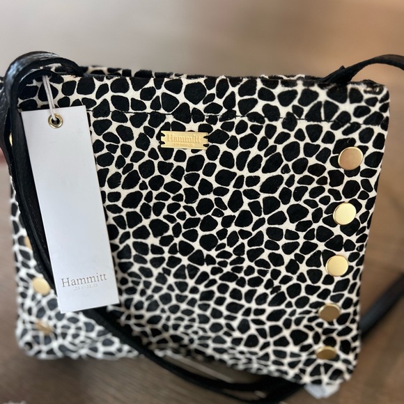 NWT Hammitt Duke Dapple Calf Hair Crossbody Bag - Picture 7 of 8